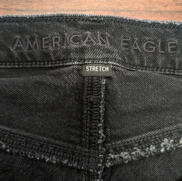 American Eagle Shorts Black Distressed Size 4 - Picture 4 of 6